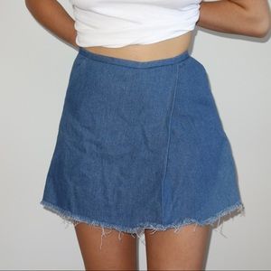 Denim skirt